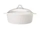 Maxwell & Williams VITROMAX Casseruola Teglia Pentola Ceramica e Coperchio in Vetro (2.5L)