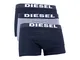 Diesel UMBX Rocco - Boxer da uomo, confezione da 3, colore: Grigio Grigio L