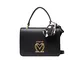 Love Moschino, Borsa a Spalla da Donna, Pre Collezione Autunno Inverno 2021, Nero, Taglia...