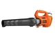 BLACK+DECKER BEBL185-QS Soffiatore Elettrico Foglie Sistema Assiale, Velocità di soffiaggi...