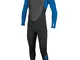 O'Neill Wetsuits Reactor II Zip Posteriore Completa, Muta Bambino, Oceano, 10