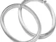 Sealskin Clips Rings Confezione da 12 Anelli, Polipropilene, Trasparente, 4.7 x 6.2 x 0.7...