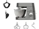 Kenwood KVC7300S Impastatrice Planetaria Chef Titanium SYSTEM PRO, Robot da Cucina Mixer,...