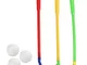 Toyvian Giocattoli da Golf in plastica per Bambini, minigolf Set da Gioco / Mazze da Golf...