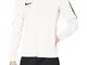 Nike Track Academy 18, Giacca Uomo, White Black, M