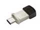 Transcend JetFlash 890 64GB USB Type-C / USB 3.1 Gen 1 Pennetta a Doppio Connettore USB OT...