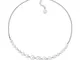 Majorica Girocollo con Perle Bianche tonde, Lunghezza 45 cm