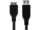 CELLONIC® Cavo USB dati compatibile con JVC GY-HC500E GY-HC550E Pentax 645Z K-3 K-3 II Mic...