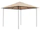 Quick Star Tetto di Ricambio per Gazebo da Giardino, 3 x 3 m, Colore Beige