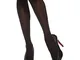 Wolford Velvet de Luxe 50 Knee-Highs Calze al Ginocchio, 50 DEN, Nero (Black 7005), S Donn...