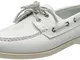 Sebago Docksides Portland W, Women’s 7000530 Boat Shoes Brown (White 911) 4 UK