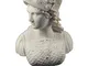 Estia Creations Athena Scultura Busto Minerva Antica dea Greca Grande Busto