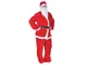 Euronatale Vestito, Modello Babbo Natale, Set da 5 Pezzi, Multicolore