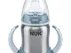 NUK First Choice+ bicchiere antigoccia | 6-18 mesi | in acciaio INOX di alta qualità | Bec...