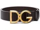 Dolce e Gabbana Luxury Fashion Uomo BC4369AV4798B421 Marrone Pelle Cintura | Primavera-est...