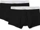 Sloggi Go ABC H Hipster Boxer a Pantaloncino, Nero (Black 0004), M (Pacco da 2) Uomo