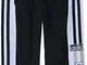 adidas Adibreak - Pantaloni Unisex, Unisex - Adulto, Pantaloni, DH2466, Nero/Bianco, 128