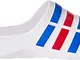 adidas Duramo Slide, Ciabatte Unisex Adulto, Bianco (White/True Blue/Red), 36.5 EU (4 UK)