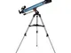 RUIRUI Telescopio astronomico, 700 mm Lunghezza focale 70 mm Rifrattore del diaframma Tele...