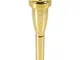 Demiawaking Bocchino Tromba Meg 3C Size per Bach,Yamaha, Conn e King Tromba (Oro)