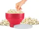 BEPER C106CAS002 Cuoci Popcorn Microonde con Ciotola Pieghevole e Coperchio Para schizzi p...