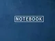 Bleu Notebook: Hardcover Deconstructed Journal, The Best Way to Get Something Done, blank...