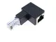 Adattatore Ethernet da maschio a femmina RJ45 per Cat5e, Cat6, Cat7, adattatore Internet 8...