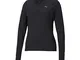 PUMA Run Favorite 1/4 Zip Maglietta, Nero, S Donna