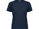 CMP Polo Piquet in Tinta Unita, Donna, Blue, 54