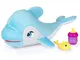 IMC Toys - Delfin interattivo Blu Occhi LED e con 20 Diverse Emozioni, Multicolore (92068)