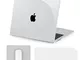 BlueSwan Custodia compatibile con MacBook Air 2022 13,6 pollici M2 A2681, Cover rigida tra...
