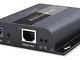 Techly 025473 Ricevitore Aggiuntivo Extender HDMI HDbitT IR su Cavo Cat.6 120m Nero
