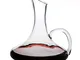 Decanter per vino rosso in vetro cristallo soffiato a mano, al 100% senza piombo, regalo e...