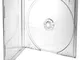 CD/DVD Jewel 10.4 mm Cases for 1 Disc with Clear Tray (confezione da 50) di Dragon Trading...