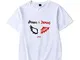 WAWNI 2020 Jaden Hossler T-Shirt Personalizzata O-Collo Uomo T-Shirt Donna Manica Corta T-...