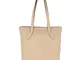 Patrizia Pepe BORSA SHOPPING IN PELLE Camel Beige Misure cm L30xA31XP14