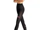 Wolford Vekvet 66 Leg Support Calzamaglia, 65 DEN, Nero, L Donna