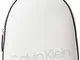 Calvin Klein Ck Must Psp20 Sml Backpack P - Borse Tote Donna, Bianco (White), 0.1x0.1x0.1...