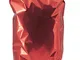 Italpak Buste Soft con Patella Adesiva Rosso, 50 pz, 15x23+4 cm
