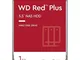 Western Digital WD Red 1 TB NAS hard disk interno 3.5", 5400 RPM Class, SATA 6 Gb/s, CMR,...