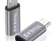 TRANLIKS Adattatore da Micro USB a Lightning, Confezione da 2 Adattatore da Lightning (Fem...