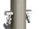 S&M Colonna con supporto per 2 rubinetti AQUAPOINT Totem grigio