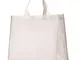 EUROFIDES® 100 Shopper borse TNT manici semilunghi cm.45+14x40 colore Bianco