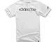 Alpinestars Wordmark, T-Shirt Uomo, White, M