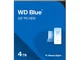 WD WD40EZRZ Blu Hard Disk Desktop da 4 TB, 5400 RPM, SATA 6 GB/s, 64 MB Cache, 3.5 "