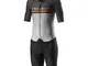castelli Sanremo 4.0 Speed Suit, Body Uomo, Silver Gray, S