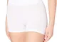 PIECES Pclondon Mini Shorts Noos, Slip Donna, Bianco (Bright White Bright White), 36 (Tagl...