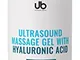 UB - Gel massaggiante per ultrasuoni con acido ialuronico, naturale
