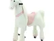 Sweety Toys- Plüsch 7264 Equitazione Grande Unicorno su Ruote per 4-9 Anni Ride Animal, Co...
