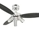 72290 Jet Plus Three-Light 105 cm ventilatore a soffitto per interni a tre pale, finitura...